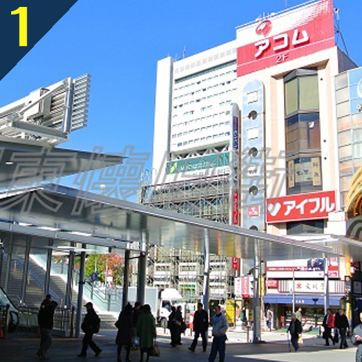 中野駅の北口